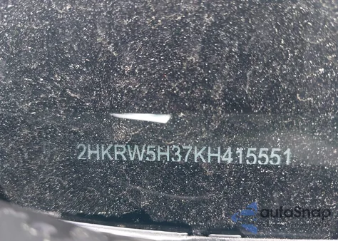 2019 Honda Cr-V Lx z USA, uszkodzony, nr VIN 2HKRW5H37KH415551